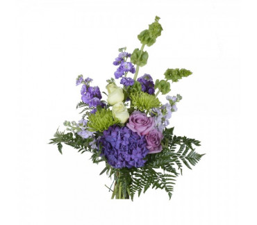  A purple touch bouquet